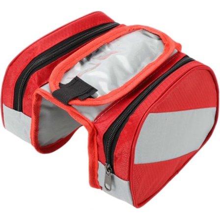 Cykelramväska Cykelväska Vattentät Cykelpakethållare Väska, för Landsvägscykel Mountainbike Polyester PVCRöd