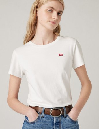 Levi's Perfect Tee White Cn100Xx - White - XL