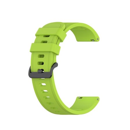 Mjukt Silikonarmband 20/22mm Smartwatch Ersättningsarmband Tillbehör för Amazfit Gtr 2e/gts 2e/bip/bip U Lime