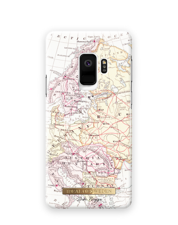 Unisex deksel, Debi Flügge Galaxy S9 Vintage World, iDeal of Sweden