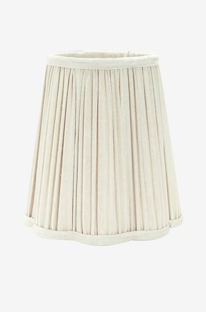 PR Home - Toppringskärm Siv Plissé 20 cm - Beige - Lampskärmar - Från Homeroom