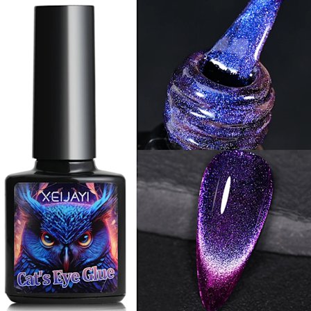 XEIJAYI Rosa Kattöga Gel Nagellack Keramisk Magnetisk Gel UV Semi-permanent Emaljer Lack Nagelmaterial För Professionella Gel