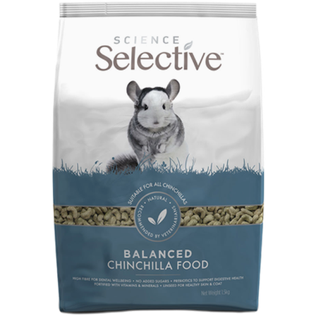 Supreme Selective - Science Selective Chinchilla 1,5 kg - Smådyr - Fôr & høy til smådyr - Pellets - ZOO.no
