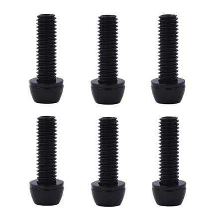 Cykelstyre Skruv Titanpläterad Färgrik Rostfritt Stål Avsmalnande Huvud Landsvägscykel Styrstam Bultar för Cykel-Styrstam Del