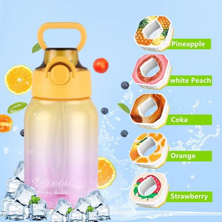 700 ml Sports Vannflaske BPA-fri med 5 smakspods, rike smaker 0 sukker 0 kalorier