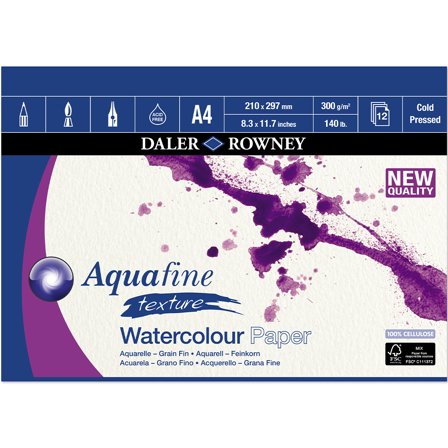 Aquafine Akvarellblock CP 300g A4