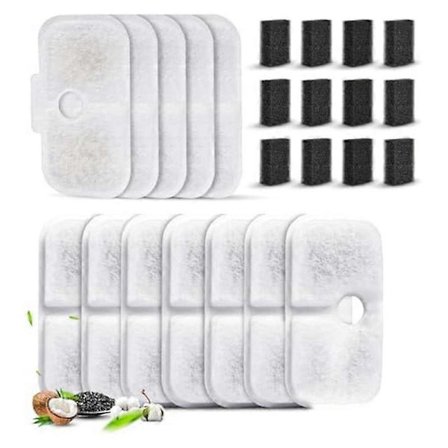 Kjæledyrfontenefiltre for PETLIBRO Dockstream Kattevannfontene PLWF005/PLWF105/PLWF115 (2,5L/84Oz)