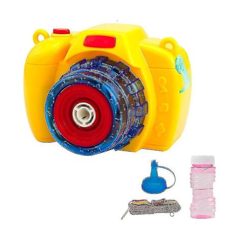 Lasten Musiikkikamera Kupla Lelut Automaattinen Kuplapuhallin Kone Leikki Lapsille