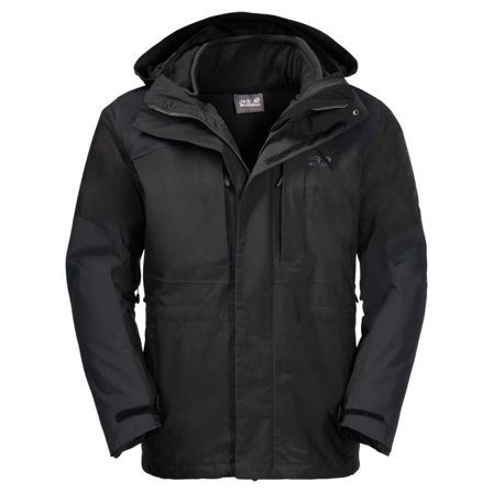 Jack Wolfskin Men's Thorvald Jacket Men 3-in-1 jackets Black S