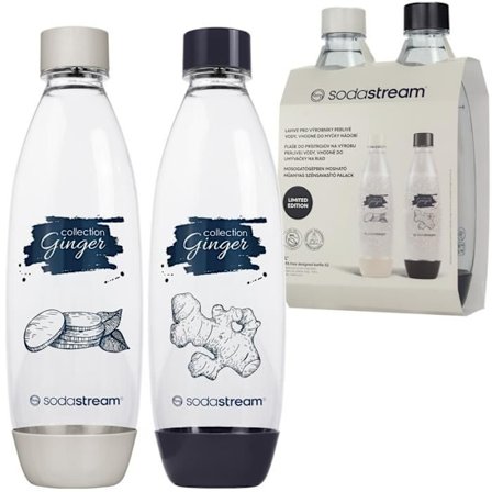Sodaflaskor - SodaStream - Fuse - 2x1L - Värmeresistenta - BPA-fria
