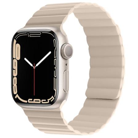 Dubbelsidig Magnetisk Iwatch-rem (vit, 38/40/41 Mm)