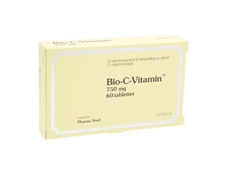 Pharma Nord Bio-C-Vitamin tabletter 750mg, 60 stk.