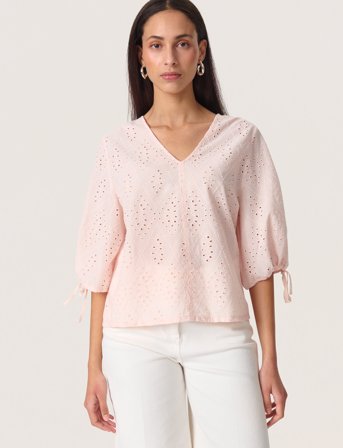 Soaked in Luxury Sljoella Blouse Ss - Pink - XS