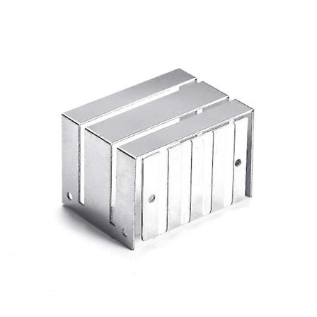 För D12 Mini 1/16 Rc Drift Truck Bil Uppgraderingsdelar Metall Stål Batterilåda Dekorations Tillbehör