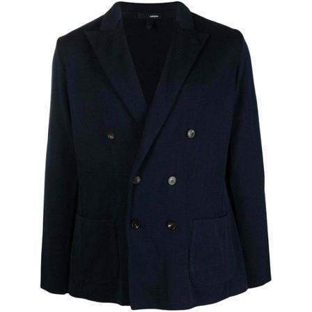 Lardini Jacket , Blauw , Heren , Maat: 3XL
