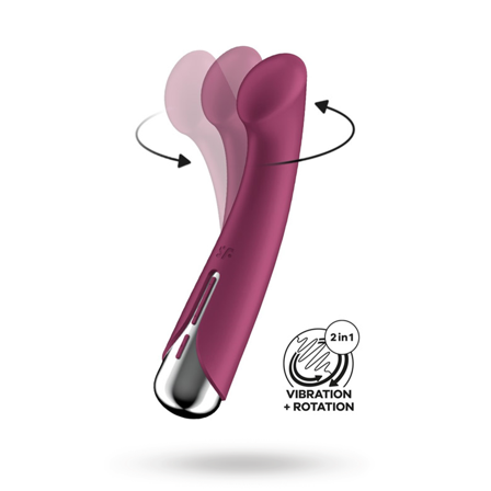 Satisfyer Spinning G-Spot 1 Red - Vuxen.se - Vibrator