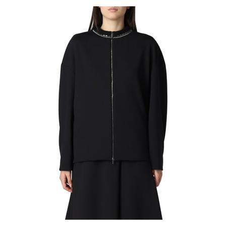 Fabiana Filippi Bomber Jacket , Zwart , Dames , Maat: M
