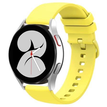 22 mm universellt snabbkopplingsarmband i silikon - Gul
