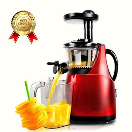 LCC Slow Speed Juice Extractor för färsk fruktjuice - Röd