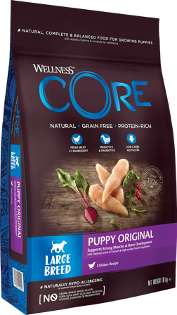 CORE Petfood - Dog Puppy Original Large Breed kylling tørr 10 kg - Hund - Hundefôr & hundemat - Tørrfôr for hund - ZOO.no