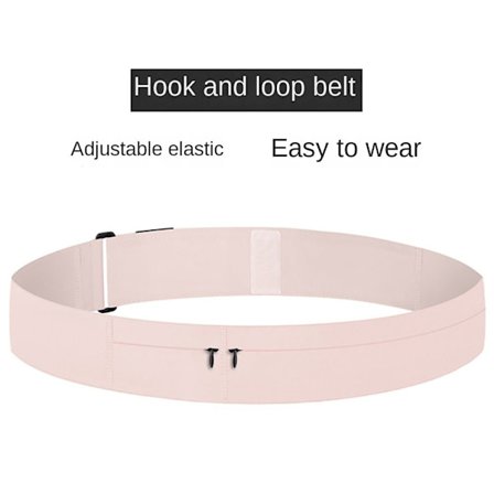 Tunt löparbälte Running Fanny Pack ROSA LITEN UTAN FLASKA