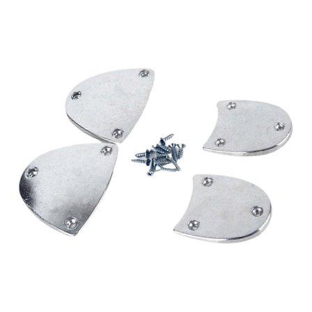 Steppesko Sålbeskytter Anti-skrid Metal Sko Bund og Hæl Kompatibel med Steppedansesko