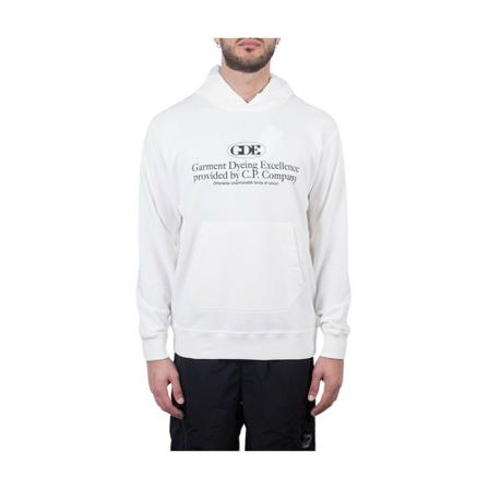 C.p. Company, Sweatshirts Hoodies Wit, Heren, Maat:M