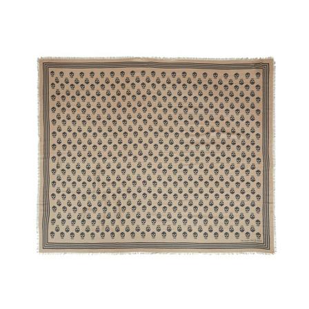 Alexander McQueen, Scarf Beige, Heren, Maat:ONE Size
