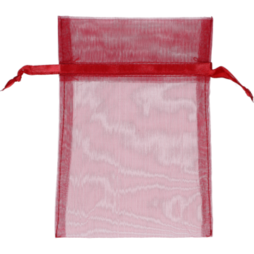 ORGANZAPOSE VINRØD 12,5X17CM