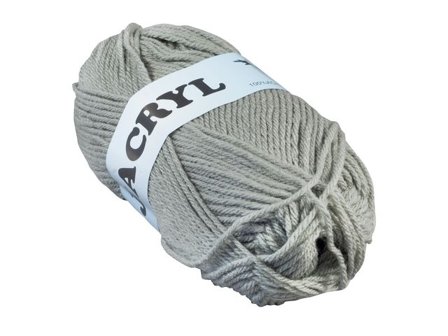 Akrylgarn 50g grå - Lyreco - Skola och förskola - Hobbymaterial - Garn
