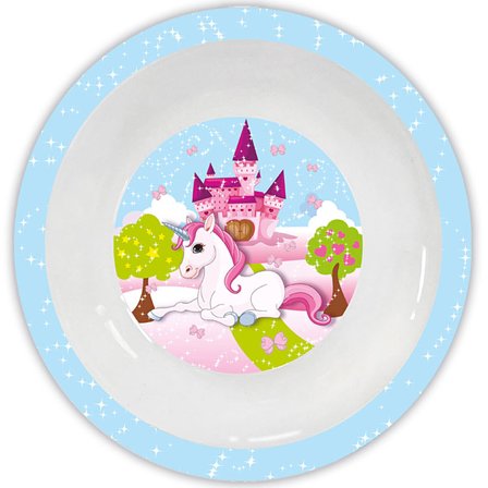 Yksisarvinen Linna Uudelleenkäytettävä Kulho 15 cm