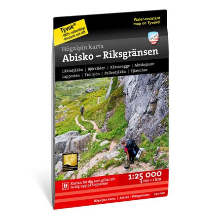 Calazo förlag Högalpin Karta Abisko & Riksgränsen literature OneSize