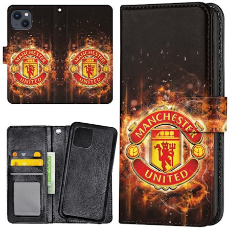 iPhone 15 - Lommebok Deksel Manchester United