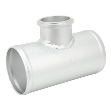 Universal 50mm V-bånd BOV Flans 3 tommer Rør OD Sikker Klemning Aluminium Sølv til Alle 50mm Blow Off Ventiler