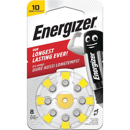 Energizer Hearing Aid Høreapparatbatteri 10, 1,4 V 10, Elfordeling & strømforsyning