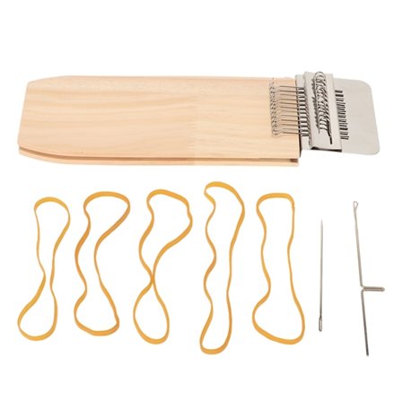 Mini strikkemaskine lille enkel betjening vævstol maskine hånd strikkemaskine til hjemmet