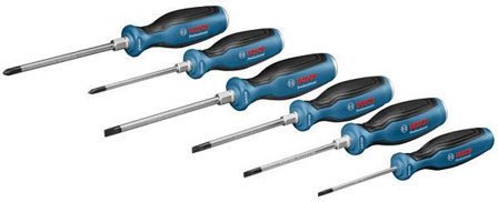 Bosch 1600A016BF Skruvmejselsats 6 delar, Skruva