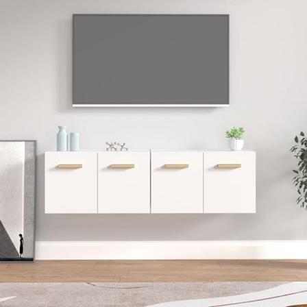 Vidaxl Väggskåp 2 St Vit 60x36,5x35 Cm Konstruerat Trä Vit
