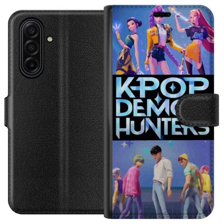 Kompatibelt Plånboksfodral till Samsung Samsung Galaxy A17 5G K-pop Demon Hunters koreanska musikband idols affisch anime tecknad film fantasy stil s