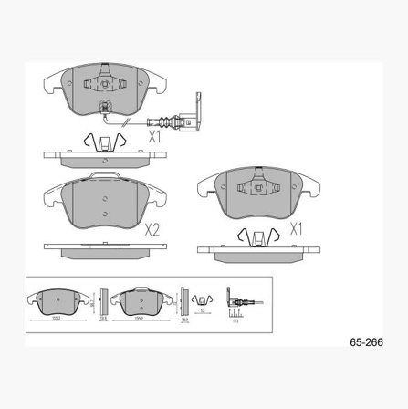 Bromsbelägg - Biltema