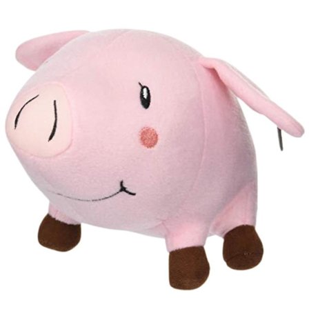 20 cm Tegneserie The Seven Deadly Sins Hawke Rosa Grise Leke Myk Plysj Dyredukker Gaver Til Barn Fans Samlere