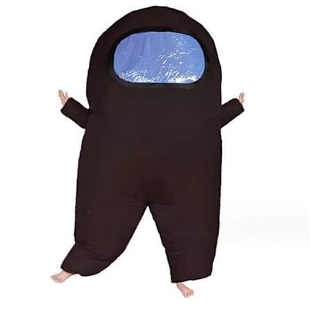Oppblåsbar Among Us Kostyme Toikido Yume Cosplay Halloween Bokuke Blås Opp ..+ Black-FF-