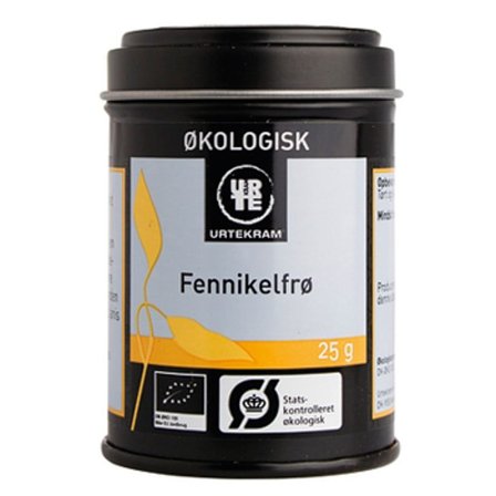 Urtekram Fennikelfrø Ø 25 g, Helse & Madvarer, Krydderier, Øvrigt
