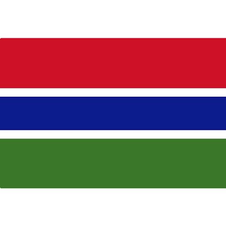 Flag fra Gambia