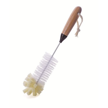 PVC flaskebørste, tebørste til køkken, rengøringsbørste med langt skaft til kopper._xx