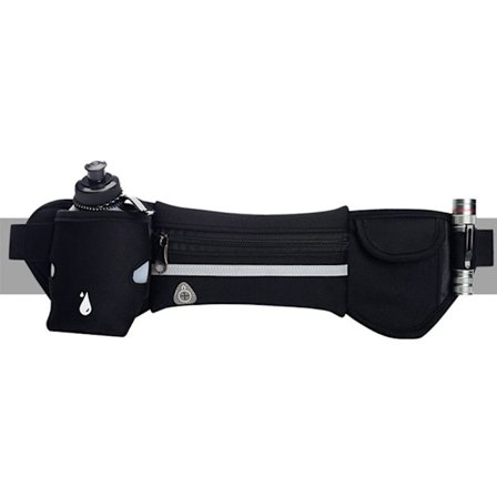 Erittäin ohut juoksuvyö vyölaukku Säädettävä heijastava vyölaukku Juoksijan vyölaukku Juoksupussi kuntosalitreeneihin Matkustamiseen