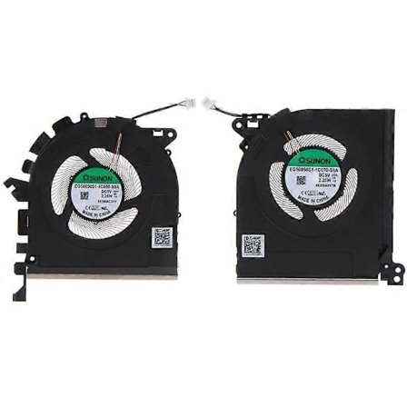 for ZBook Studio G7 Laptop CPU Kjølevifte 5V 2.25W 4pin GPU Radiatorvifte