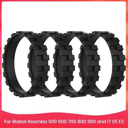4 Pakker Dekk Erstatning for Feierobot Hjul Dekk