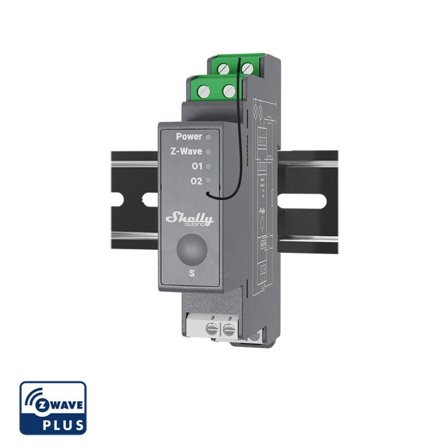 Shelly Relais "Wave Pro 2" max 25A Z-Wave DIN-Rail