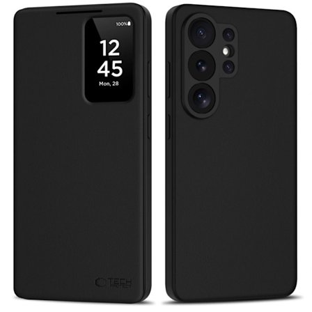 Tech-Protect Plånboksfodral För Galaxy S26 Ultra Smart - Matt Svart